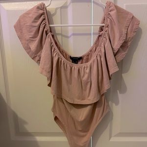 Light pink body suit forever 21
